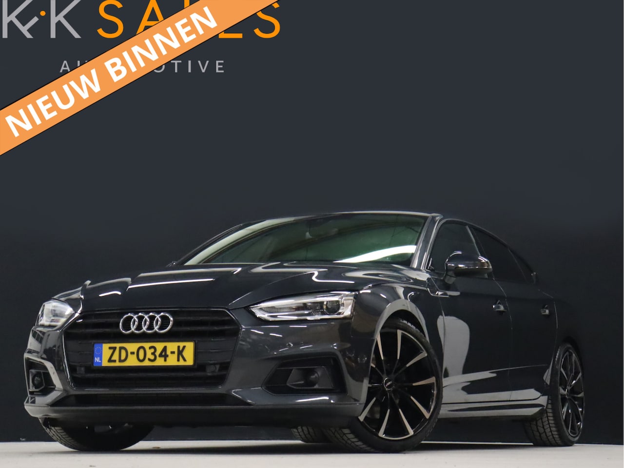 Audi A5 Sportback - 40 TFSI Sport Pro Line [ADAPTIVE CRUISE CONTROL, VLAK STUUR, LEDER, SENSOREN V+A, STOELVER - AutoWereld.nl