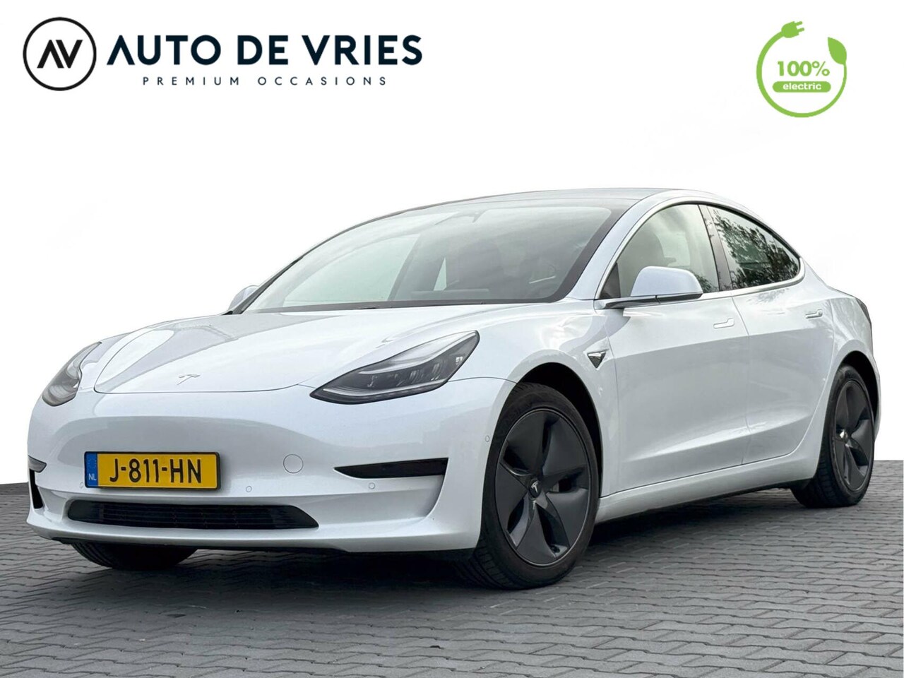 Tesla Model 3 - Standard RWD Plus 60 kWh | Zwart Leder | Panoramadak | Autopilot | Trekhaak - AutoWereld.nl