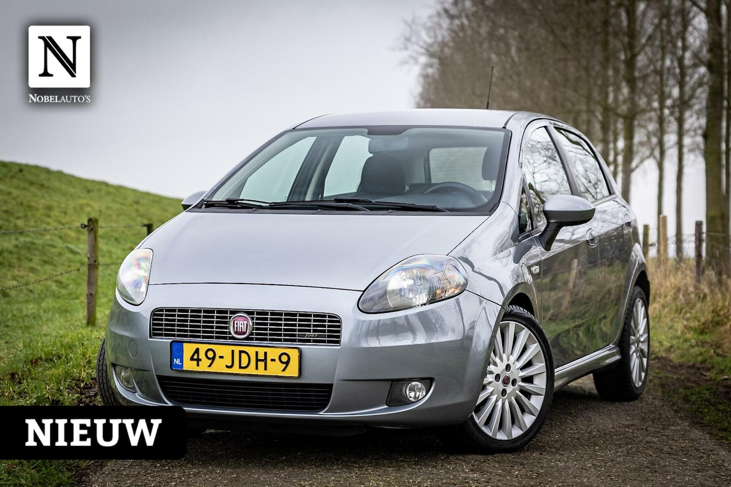 Fiat Grande Punto - 1.4-16V Sport| Clima| Nap| Dist vv| 120pk! - AutoWereld.nl