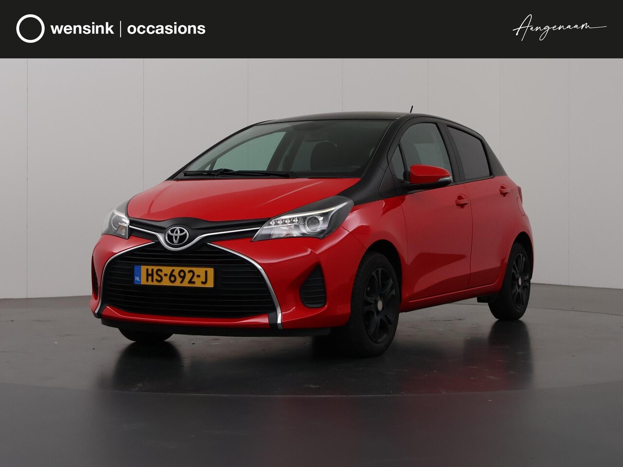 Toyota Yaris - 1.3 VVT-i Aspiration Bi-Tone | Navigatie | Parkeercamera | Airco | Cruise Control | - AutoWereld.nl