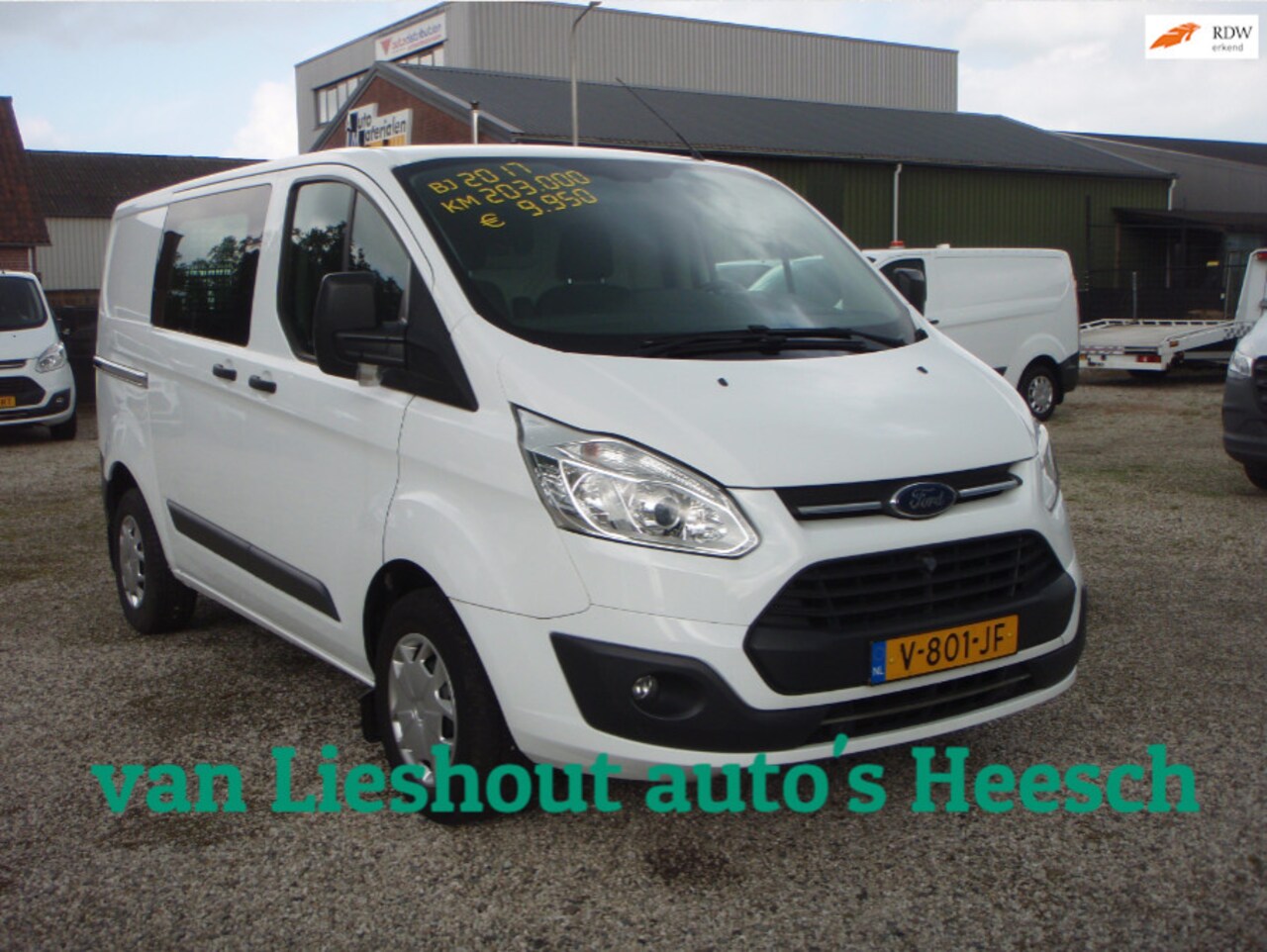 Ford Transit Custom - 270 L1 Trend luxe kasten in laadruimte bj 17 - AutoWereld.nl