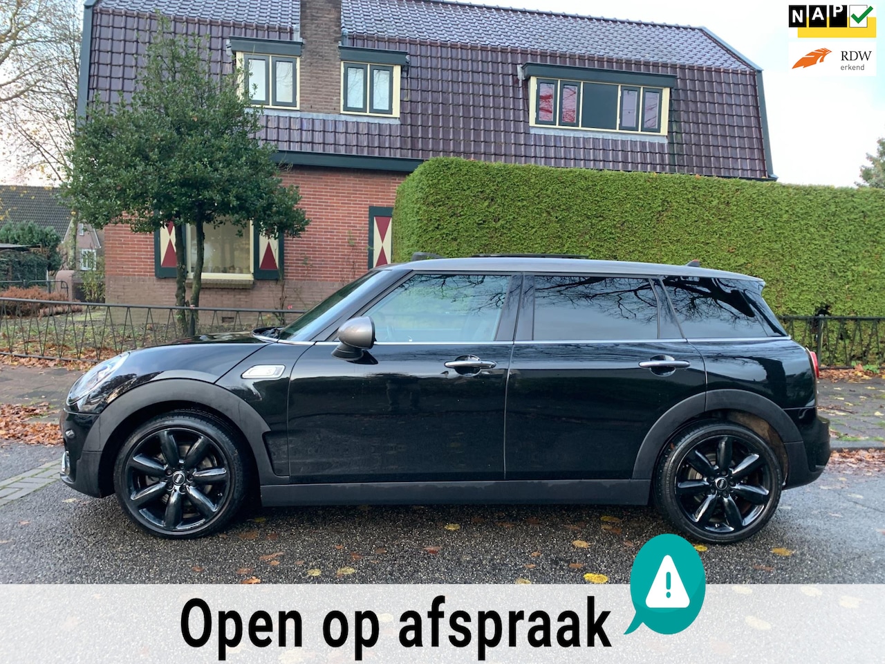 MINI Clubman - Mini 2.0 Cooper S 192PK Aut leder panodak xenon camera keyless Chili Serious Business - AutoWereld.nl