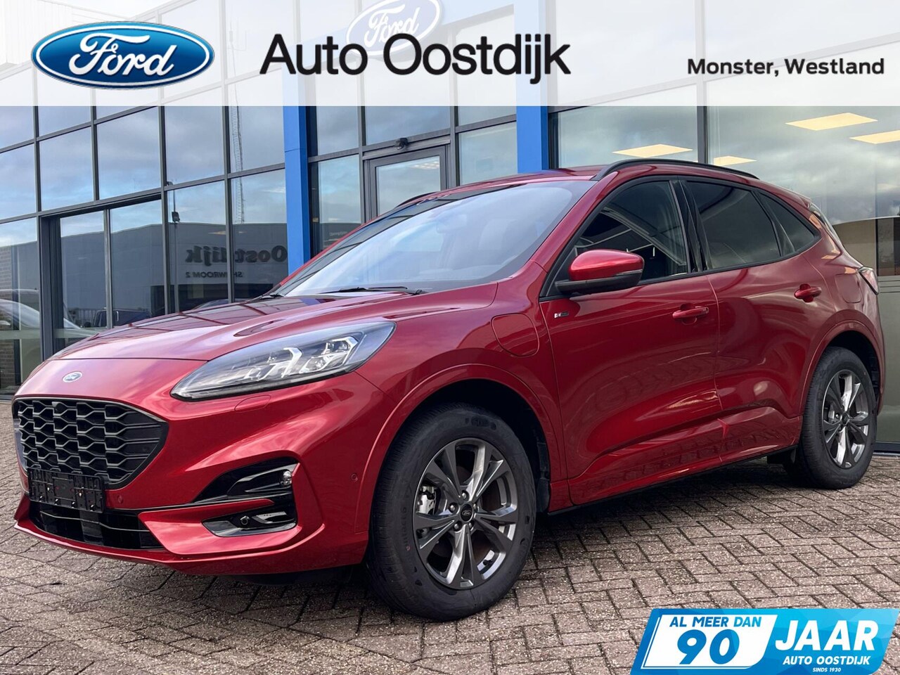 Ford Kuga - 2.5 PHEV ST-Line X 225PK Adaptieve Cruise Navi Climate Camera Stoelverwarming Voorruit Ver - AutoWereld.nl