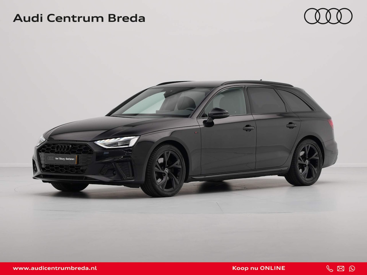 Audi A4 Avant - 35 TFSI S edition S Line Navigatie Carplay Virtual Cockpit DAB Black Edition - AutoWereld.nl