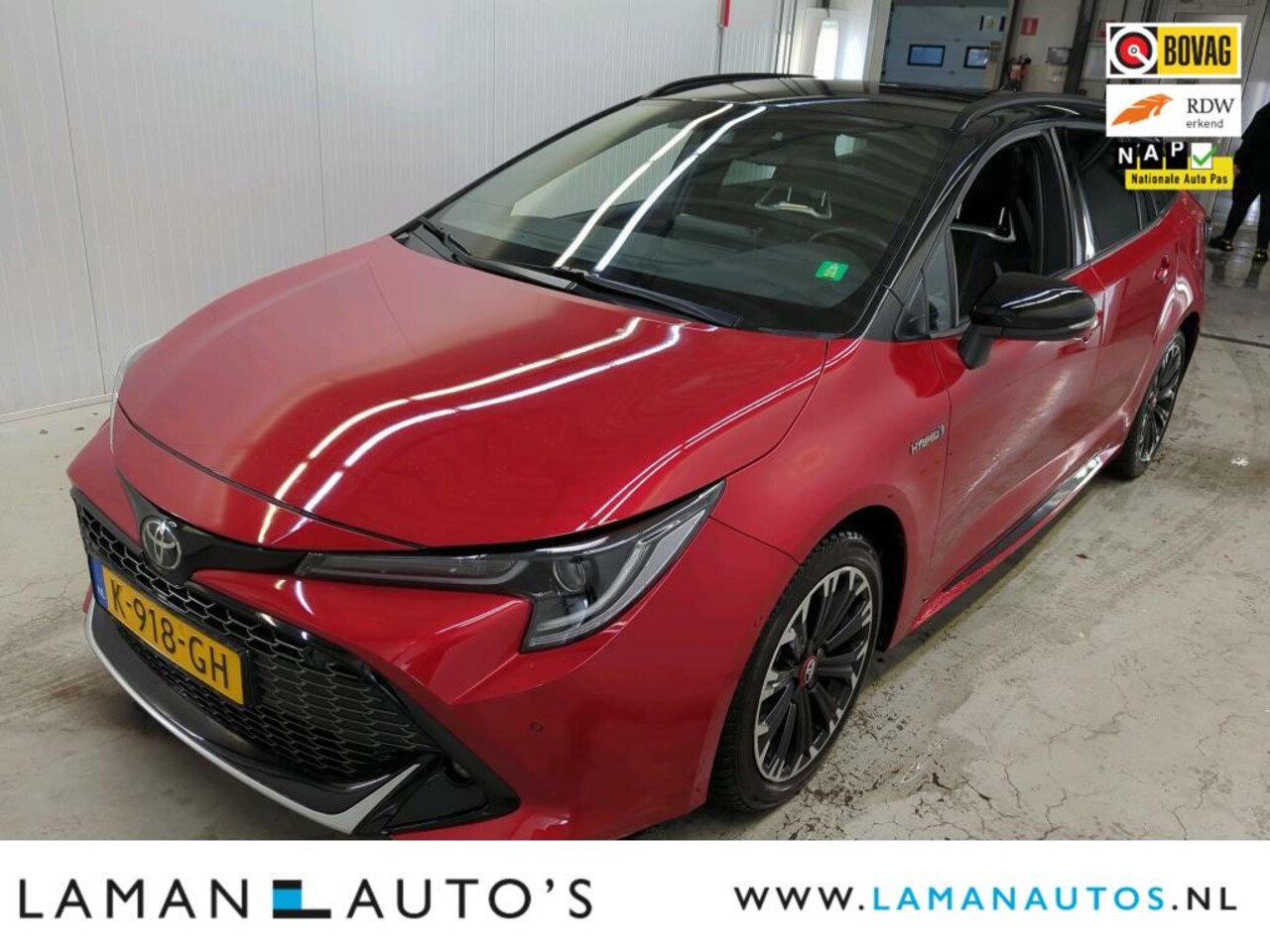 Toyota Corolla Touring Sports - 1.8 Hybrid 122pk GR-Sport | CarPlay Halfleder ECC ACC LED 17" LMV Trekhaak Metallic | Hybr - AutoWereld.nl