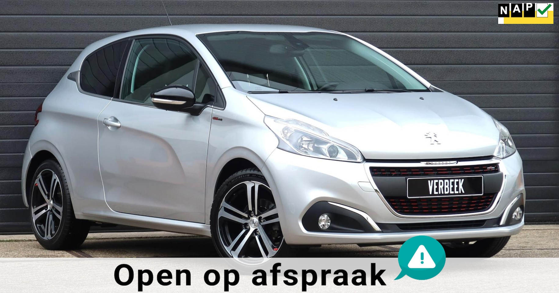 Peugeot 208 - 1.2 PureTech GT-line Navi/Leder/Clima/Cruise/Luxe! - AutoWereld.nl