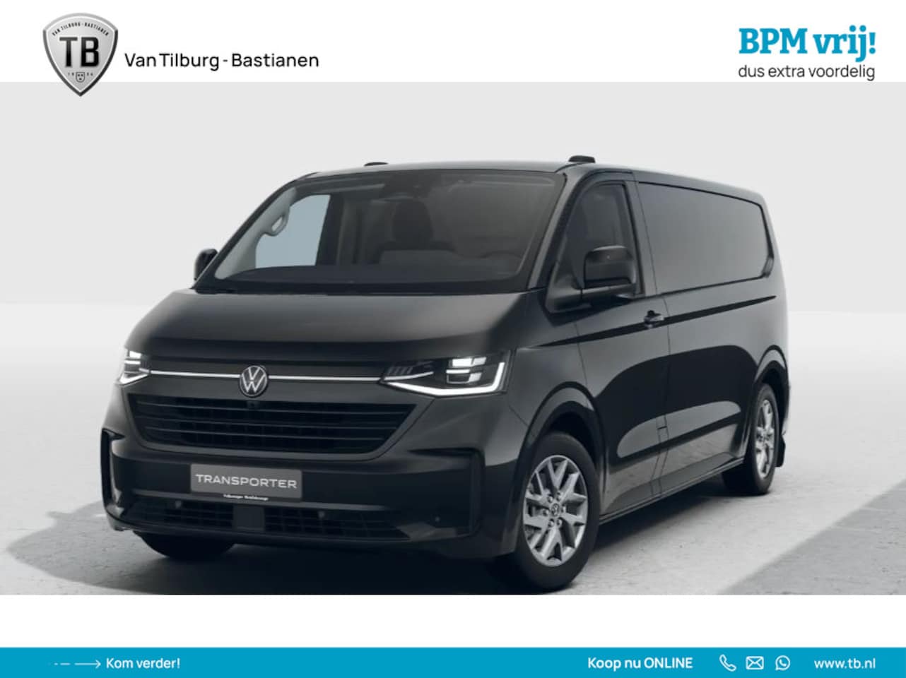 Volkswagen Transporter - 2.0 TDI 125kW 170PK L2H1 Bulli AUT BPM vrij! - AutoWereld.nl