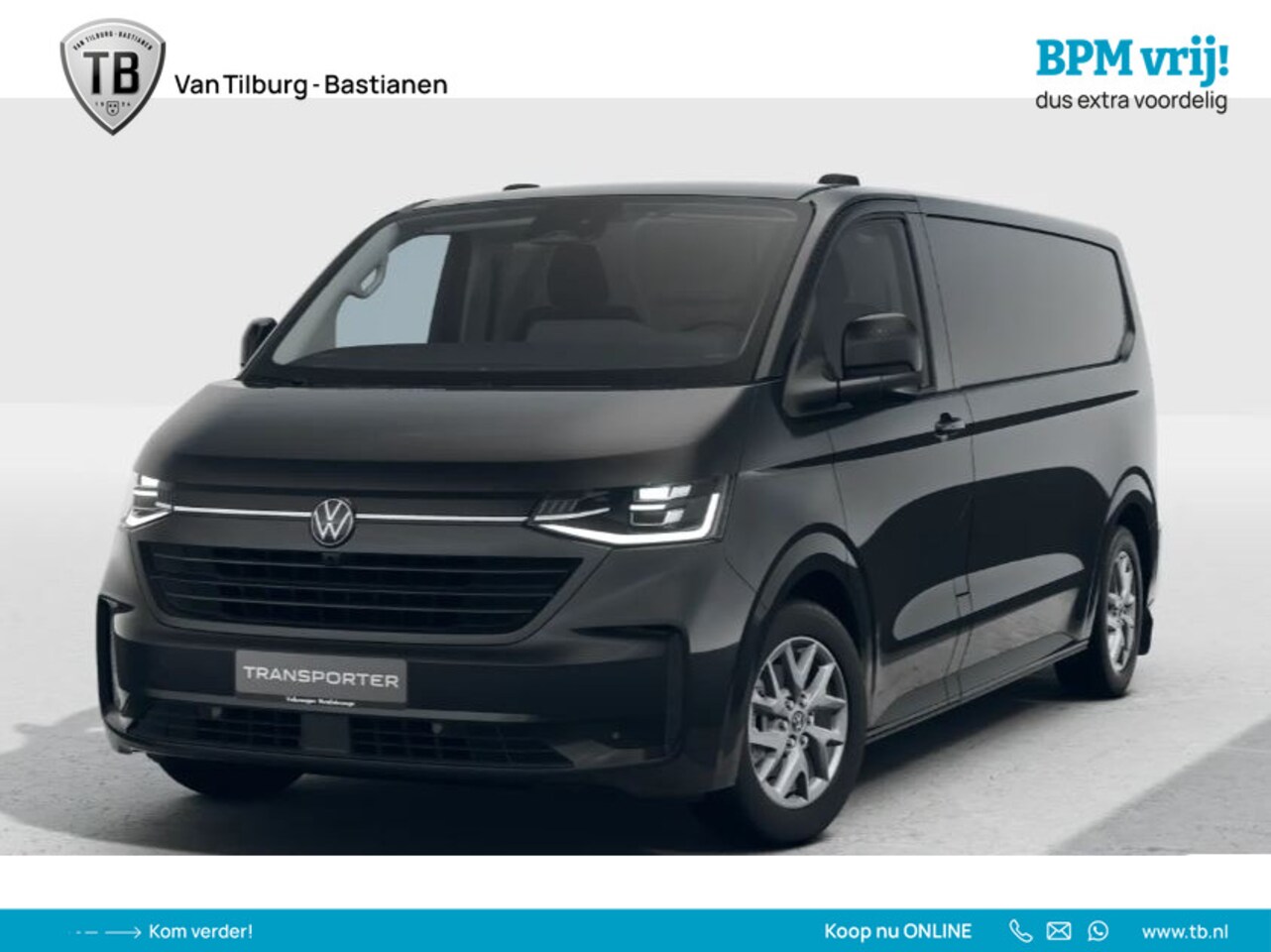 Volkswagen Transporter - 2.0 TDI 110kW 150PK L2H1 Bulli AUT BPM vrij! - AutoWereld.nl