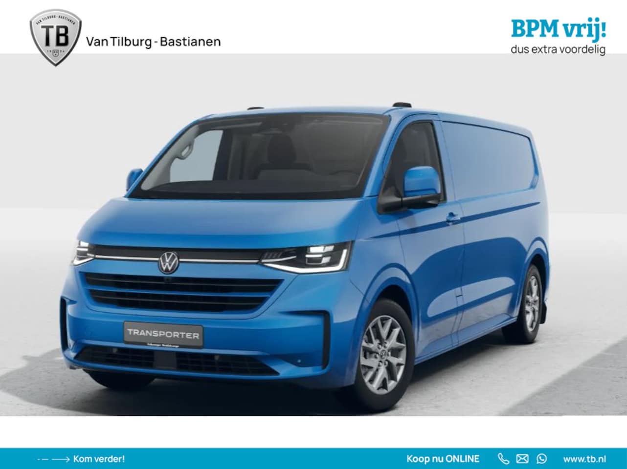 Volkswagen Transporter - 2.0 TDI 125kW 170PK L2H1 Bulli AUT BPM vrij! - AutoWereld.nl