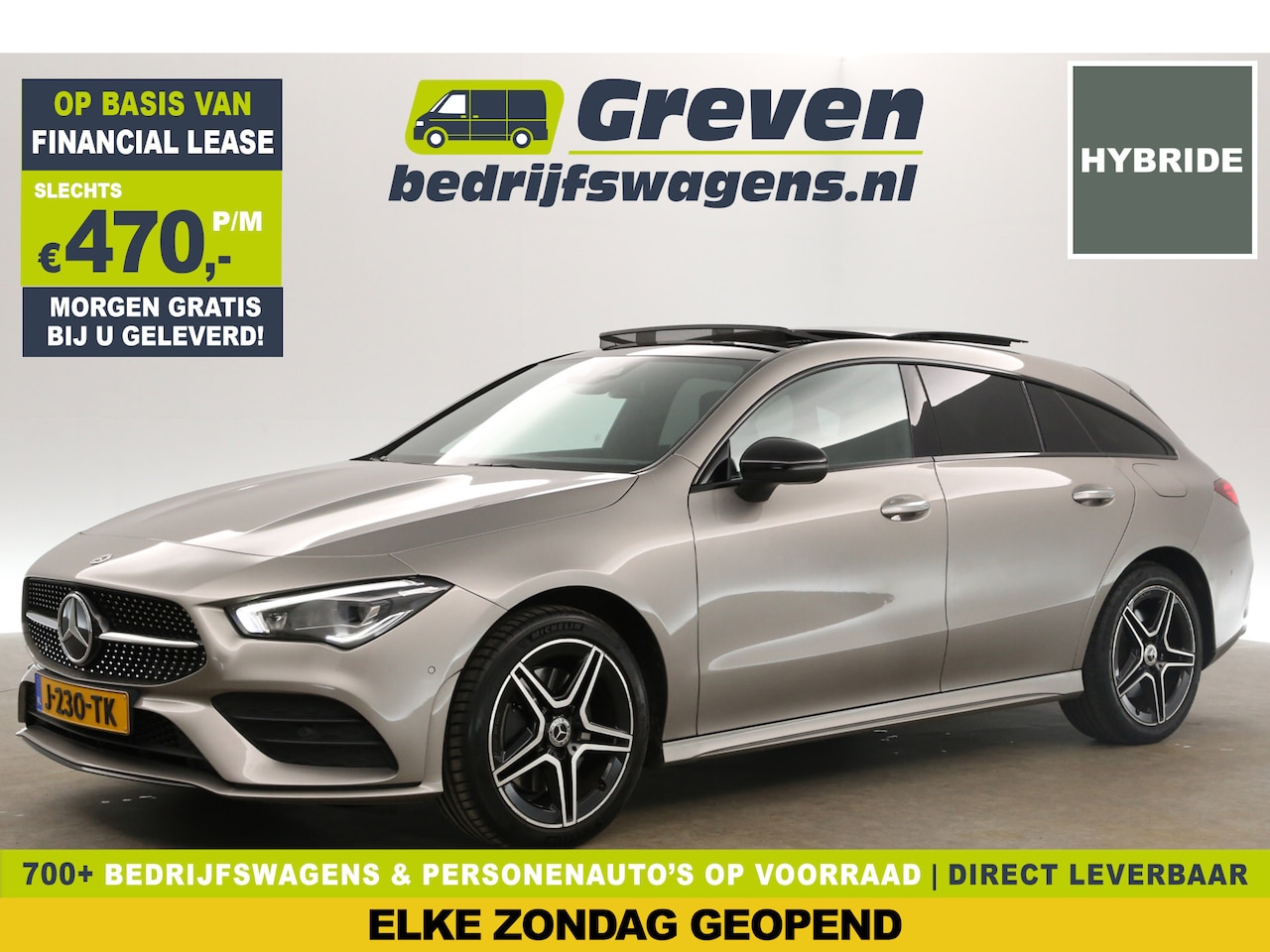 Mercedes-Benz CLA-Klasse - 250 e Business Solution AMG 262PK Hybride Automaat Pano Sfeerverl. LED Carplay Camera Clim - AutoWereld.nl