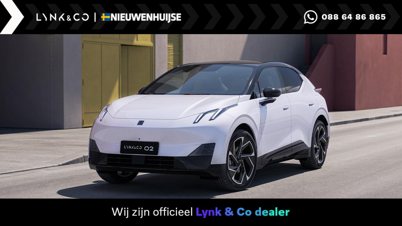 Lynk & Co 02 - More 66 kWh | UIT VOORRAAD LEVERBAAR  | CRYSTAL WHITE - AutoWereld.nl