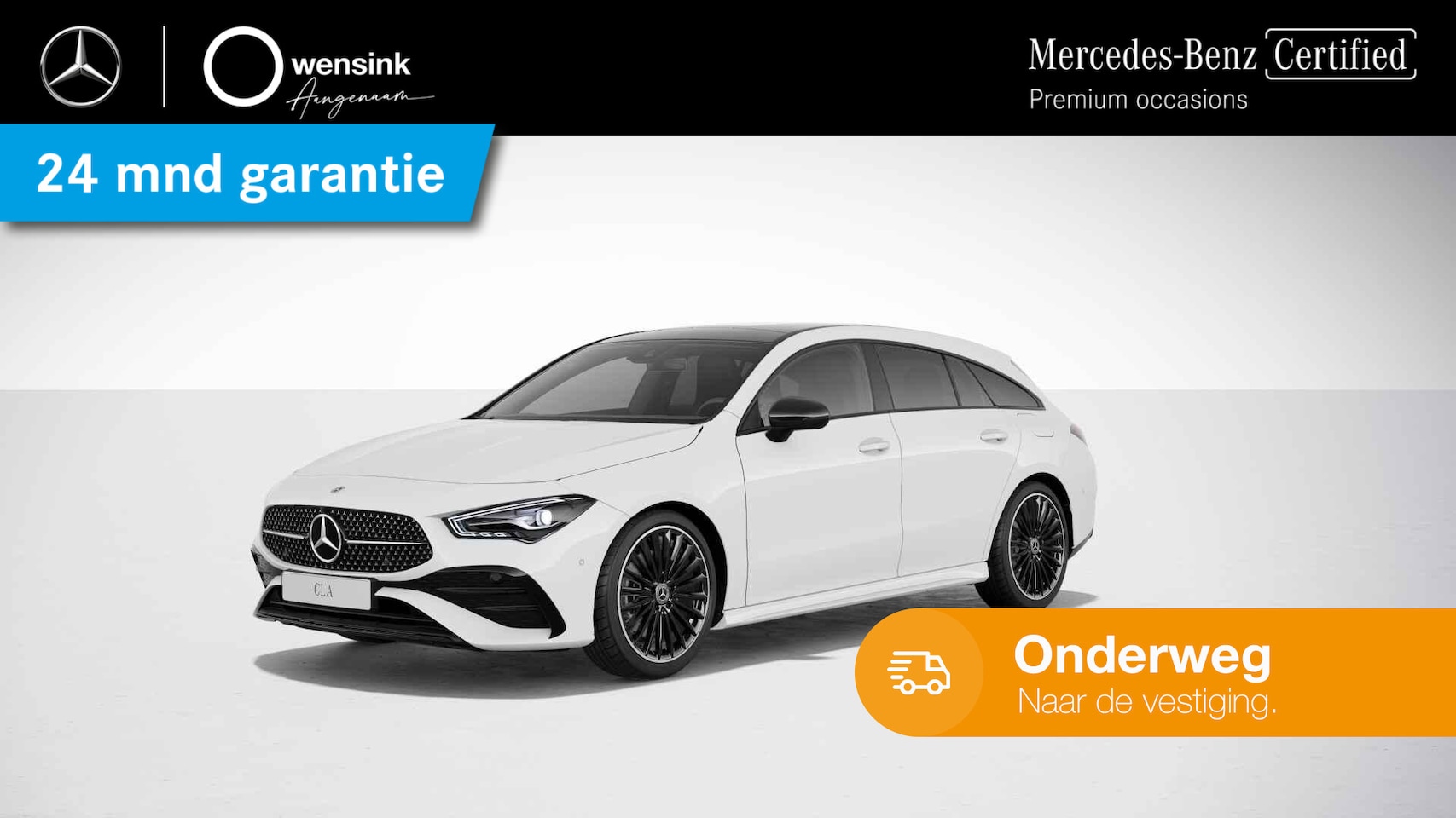 Mercedes-Benz CLA-klasse Shooting Brake - 250 e Business Solution AMG | Panoramadak | Night pakket | - AutoWereld.nl