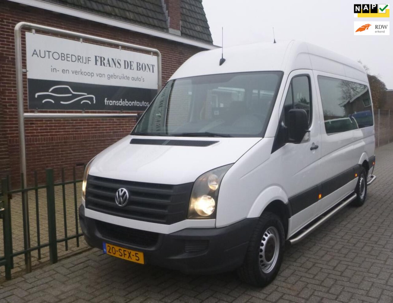 Volkswagen Crafter - 35 2.0 TDI L2H1AIRCO 9 PERSOONS ROLSTOEL € 7300 EX BTW - AutoWereld.nl