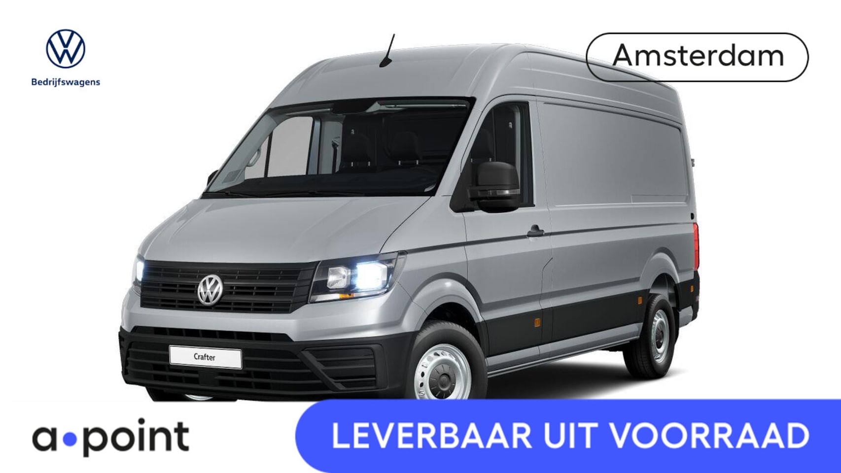 Volkswagen Crafter - Bedrijfswagens Highline L3H3 2.0 TDI EU6 140 pk GVW 3.5T NETTO DEAL!! RIJKLAARPRIJS!! VOOR - AutoWereld.nl