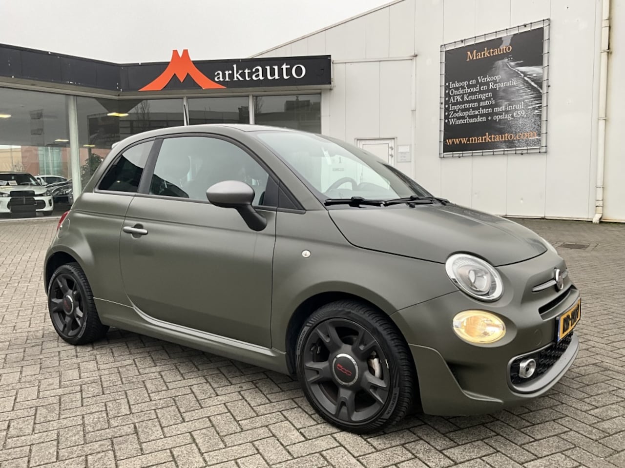 Fiat 500 - 0.9 TwinAir T Sport Bluetooth Leder Led - AutoWereld.nl