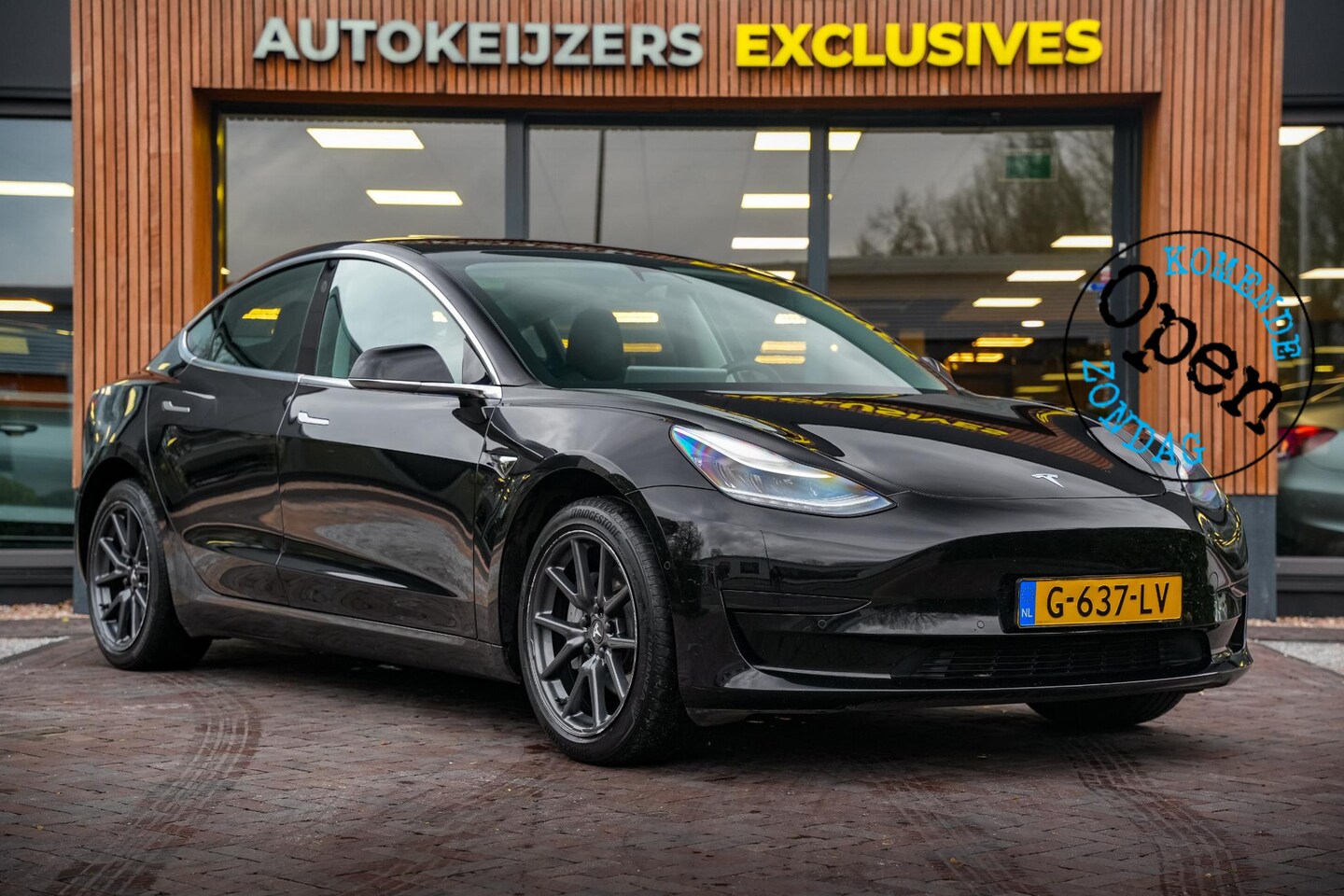 Tesla Model 3 - Standard RWD Plus 60 kWh Panoramadak Leder 360° camera Navi - AutoWereld.nl