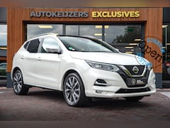 Nissan Qashqai - 1.3 DIG-T N-Connecta Panoramadak 360camera Bose Adapt. cruise Leer Navigatie DAB+