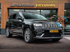 Jeep Grand Cherokee - 3.0 CRD Summit Panodak Navigatie Camera Cruise Leer Memory GRIJS KENTEKEN