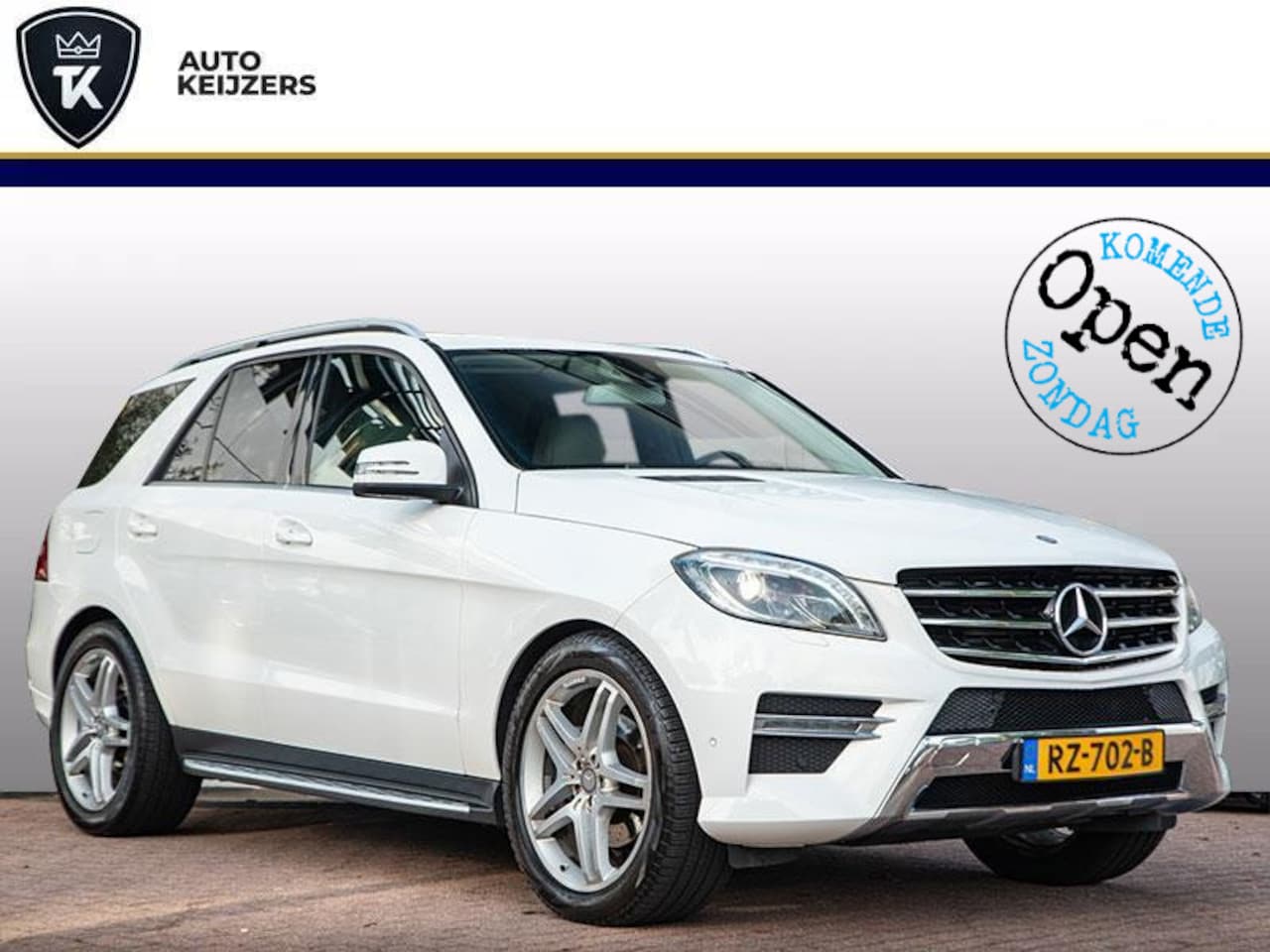 Mercedes-Benz M-klasse - 350 BlueTEC AMG Leer Luchtvering Navigatie Stoelverw. - AutoWereld.nl