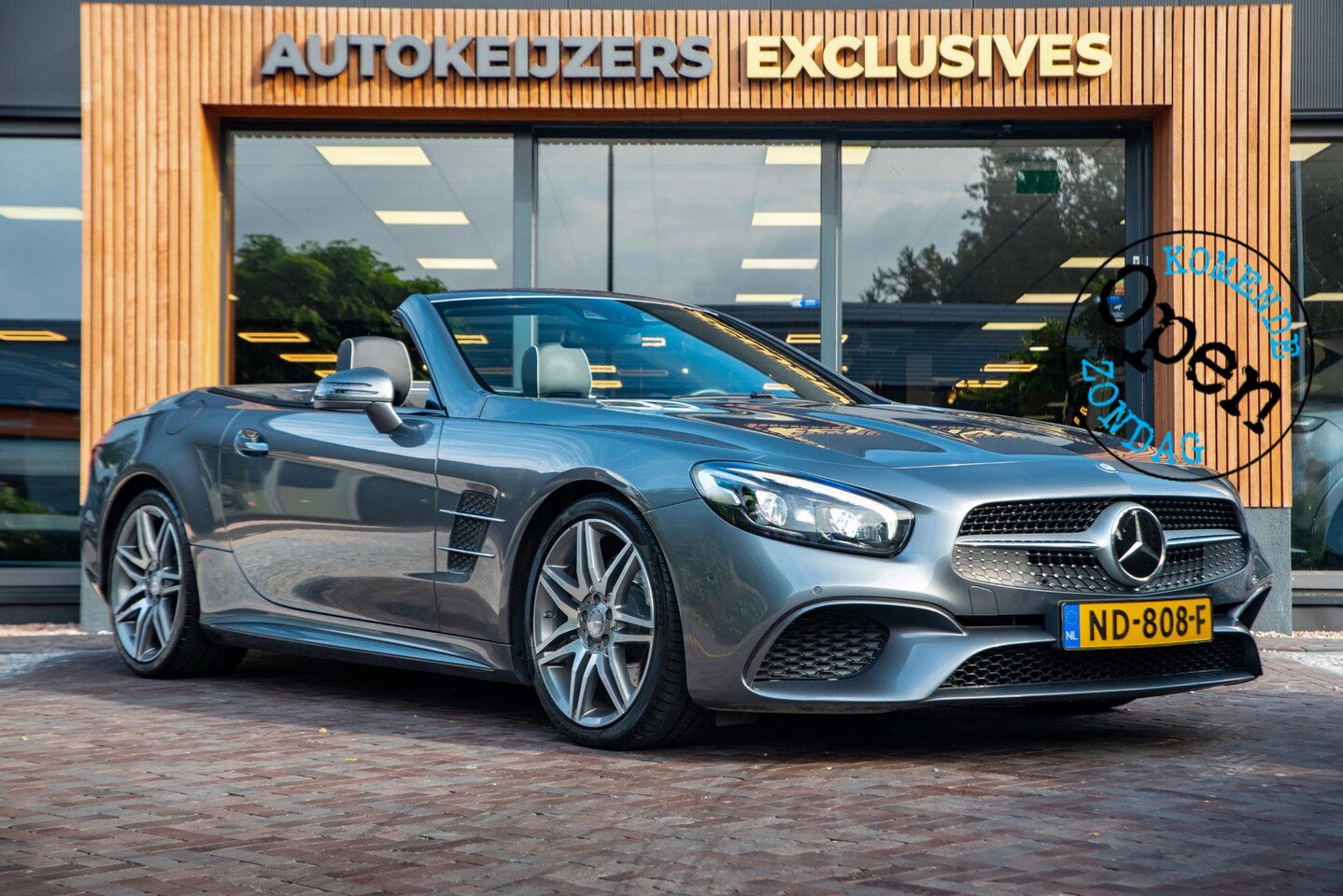 Mercedes-Benz SL-klasse Cabrio - 400 Leder Navi Nekverw. Stoelverw. Airco Cruise - AutoWereld.nl