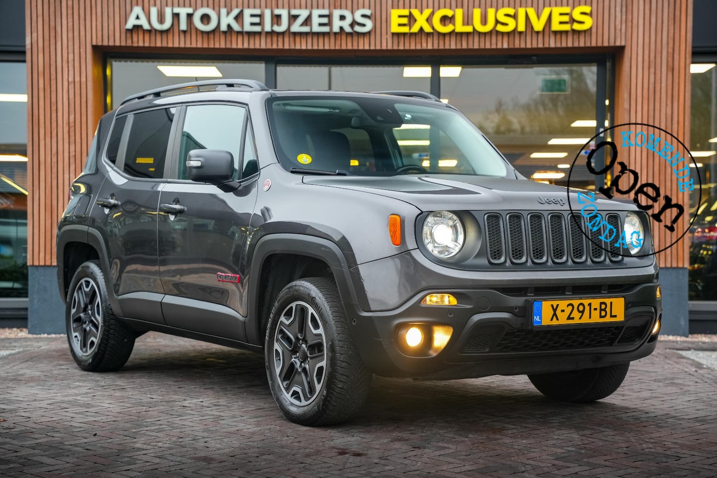 Jeep Renegade - 2.0 MultiJet Trailhawk 4WD Beats Cruise Achteruitrijcamera Xenon Navigatie Clima - AutoWereld.nl