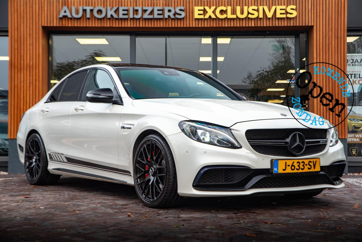 Mercedes-Benz C-klasse - AMG 63 Panoramadak Burmester Camera Stoelverw. - AutoWereld.nl