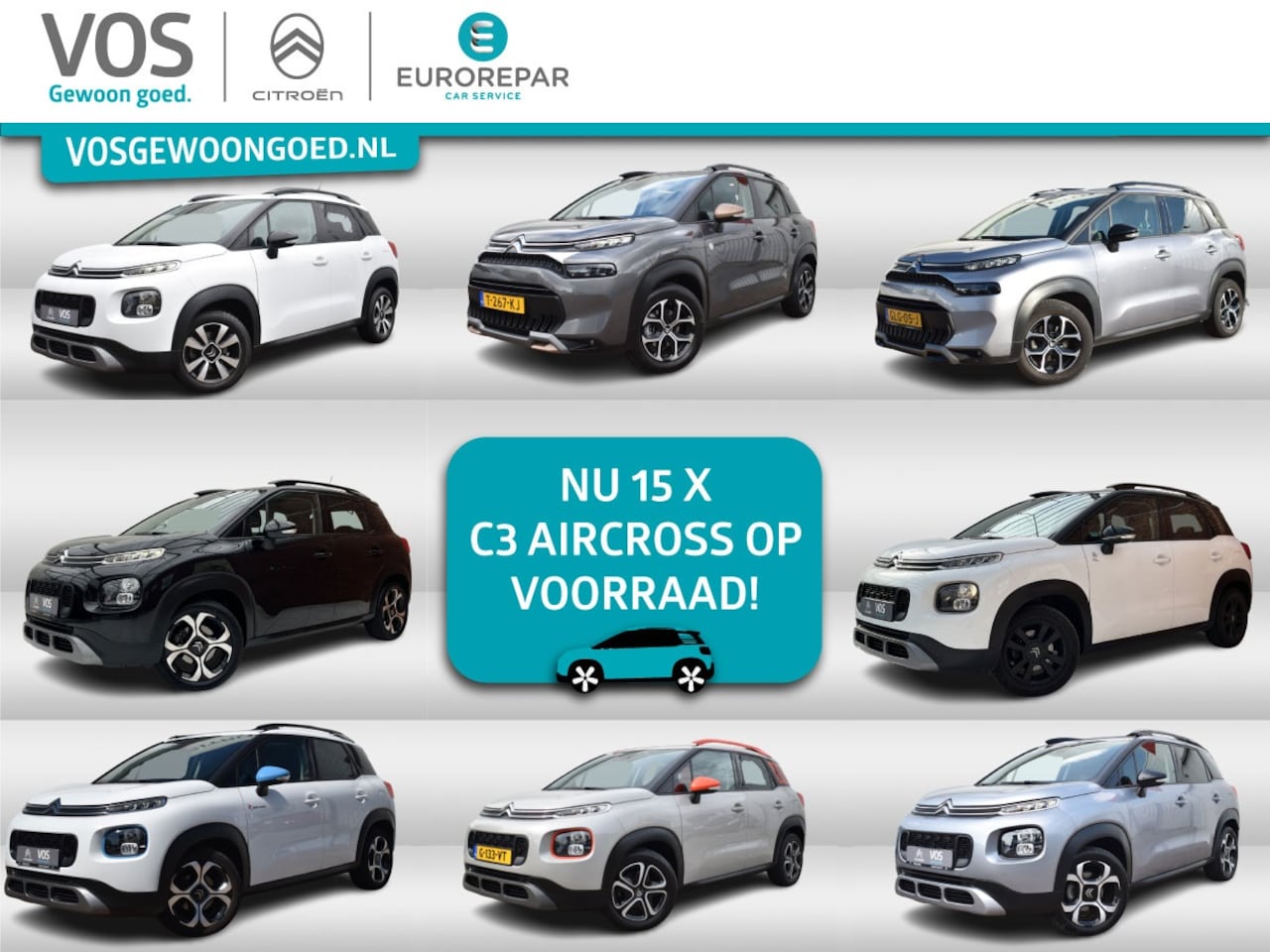 Citroën C3 Aircross - PureTech 110EAT6 S&S Feel Navi | Airco | - AutoWereld.nl