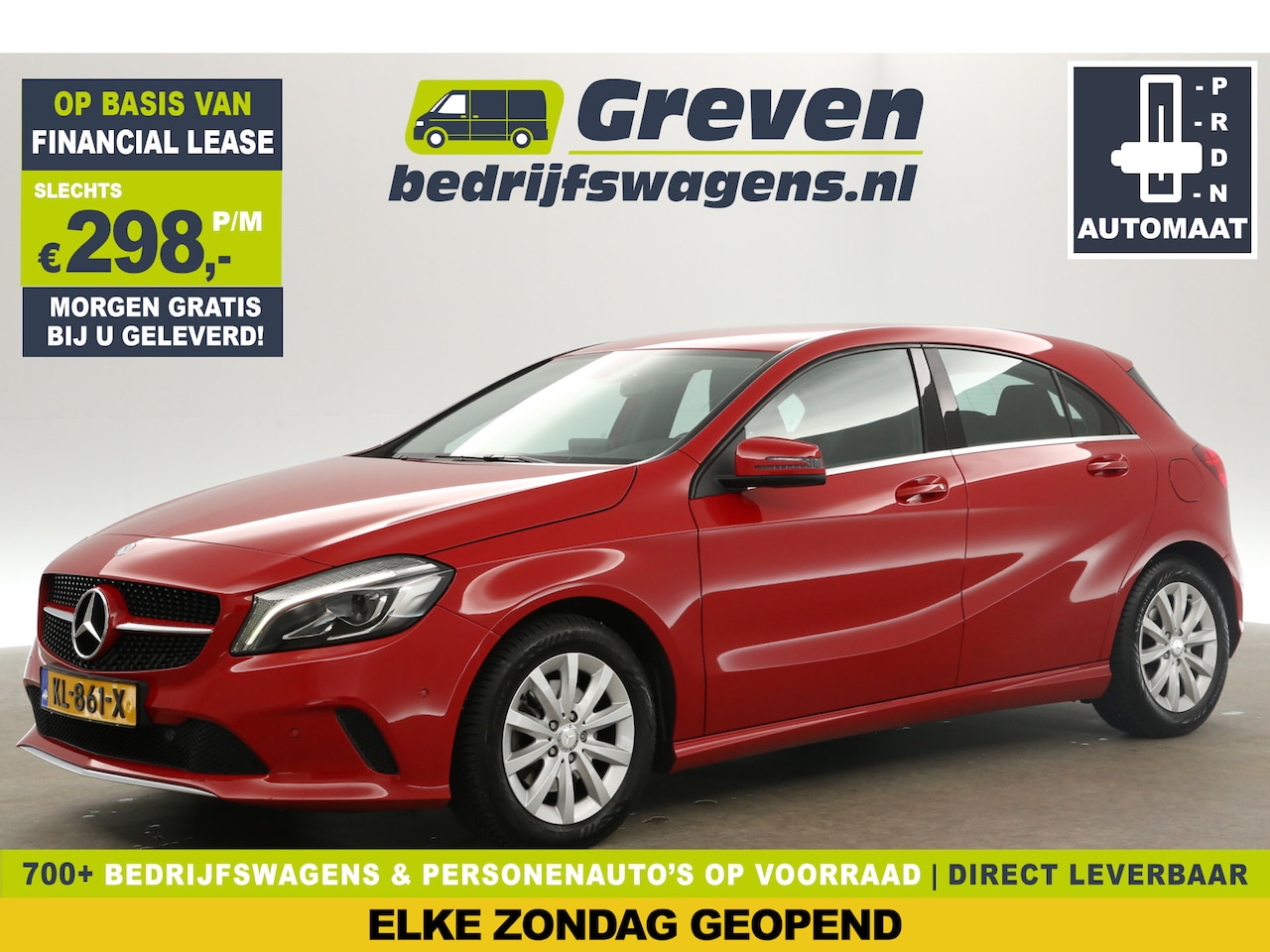 Mercedes-Benz A-klasse - Ambition Automaat Airco LED Cruise Navi 16"LMV Bluetooth PDC Elektrpakket - AutoWereld.nl