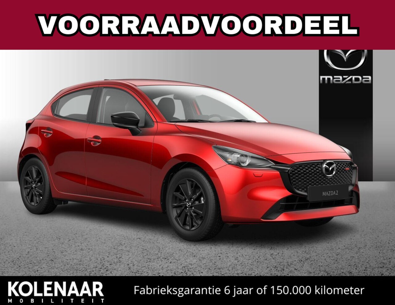 Mazda 2 - 1.5 e-Sky-G 90 Homura /Direct leverbaar/€2050,- voorraadvoordeel - AutoWereld.nl