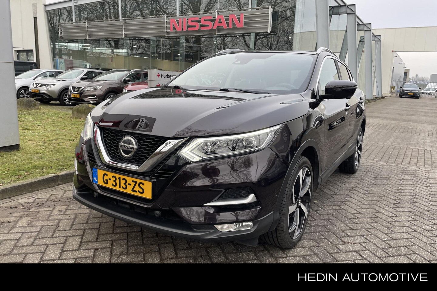 Nissan Qashqai - 1.3 DIG-T 140 Tekna 1e eig., Nav., Leer/stof, Elektr. best. stoel, Stoelverw., Panoramadak - AutoWereld.nl