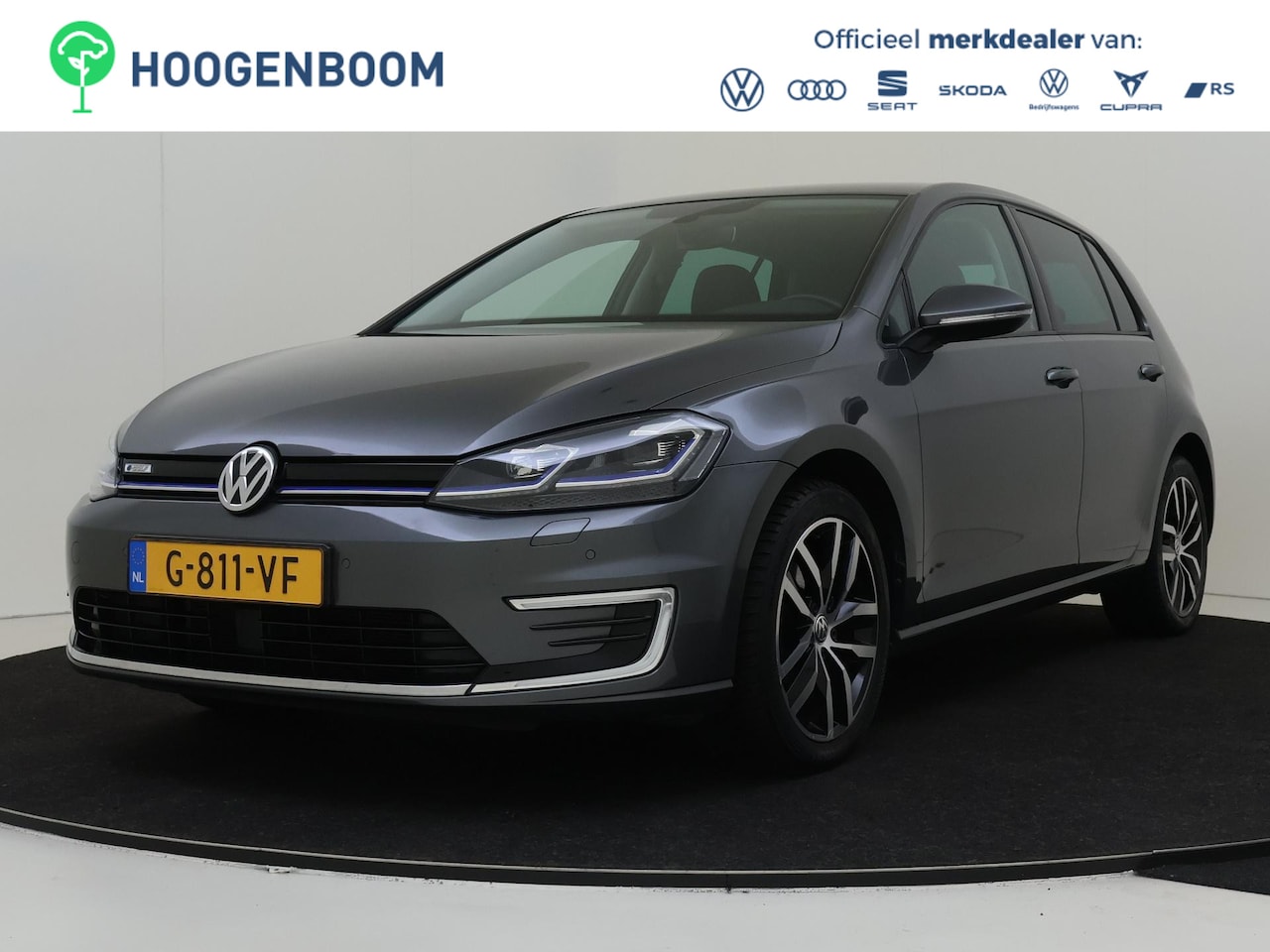 Volkswagen e-Golf - E-DITION | Stoelverwarming | Warmtepomp | Navigatie | Adaptieve Cruise control | Digital c - AutoWereld.nl