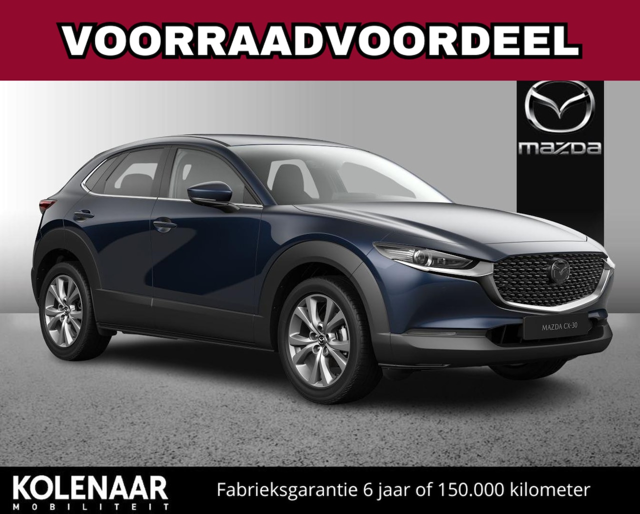 Mazda CX-30 - 2.5 e-Sky-G 140 Exclusive-line /Direct leverbaar/€4750,- BPM-voorraadvoordeel - AutoWereld.nl