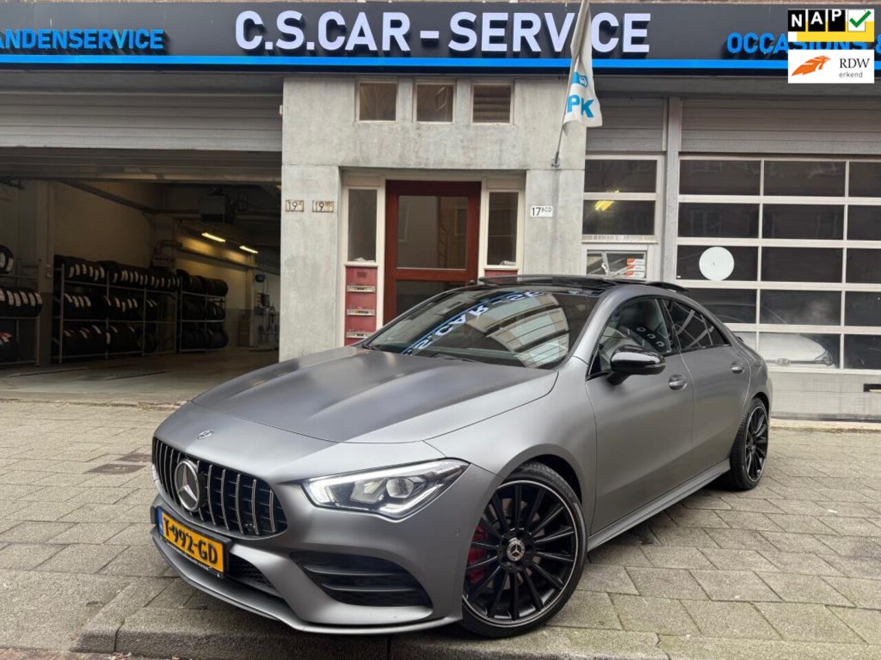 Mercedes-Benz CLA-Klasse - 250 4MATIC Premium Plus AMG Pano | Burmester | Sfeerverl. - AutoWereld.nl