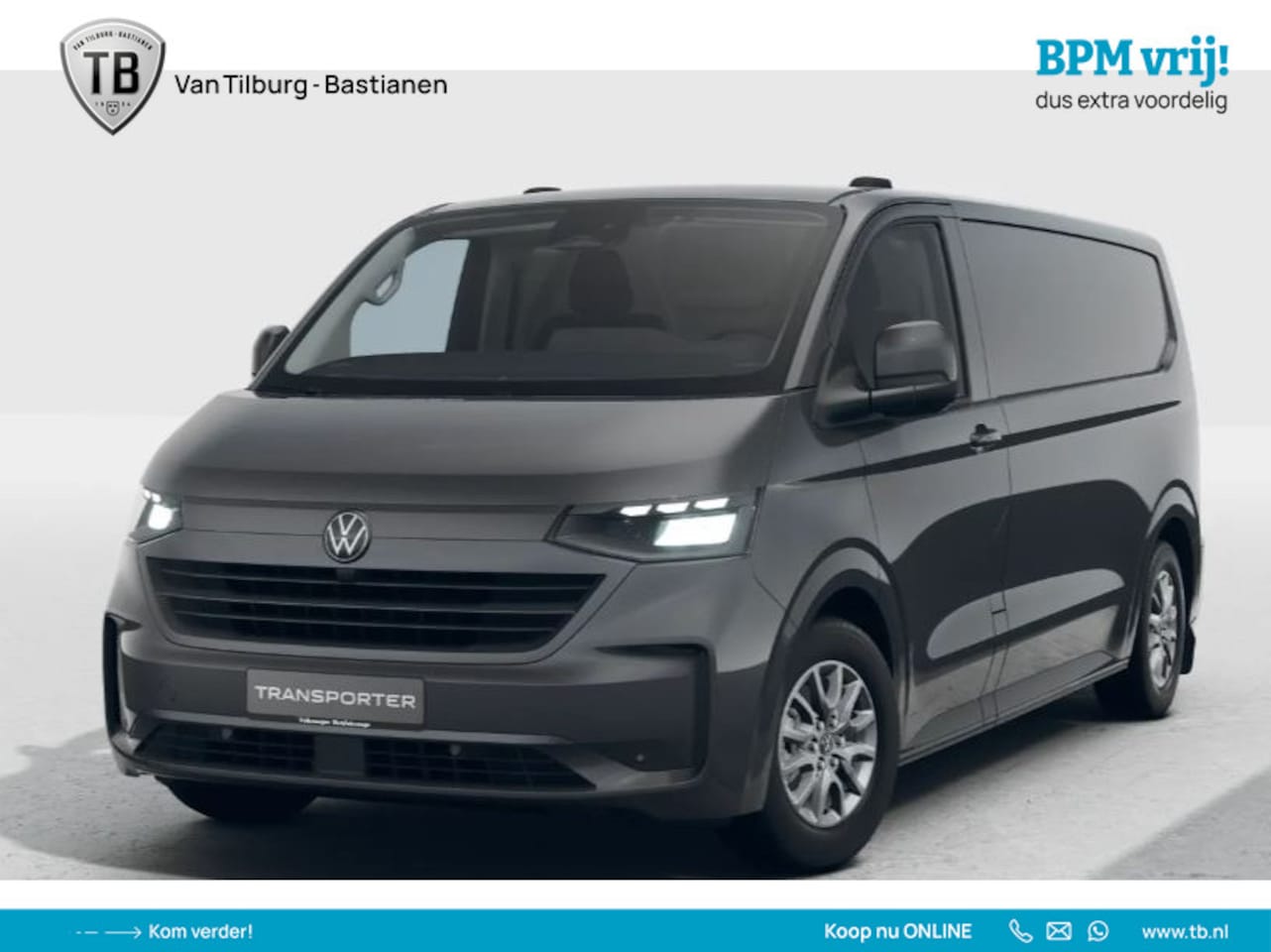 Volkswagen Transporter - 2.0 TDI 110kW 150PK L2H1 Style BPM vrij! - AutoWereld.nl