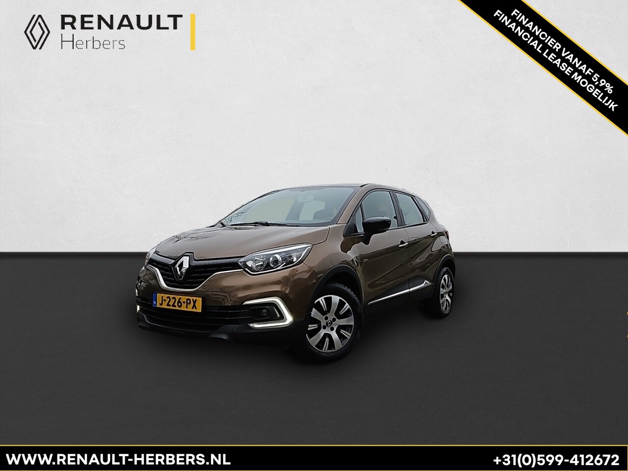 Renault Captur - 0.9 TCe Limited AIRCO / NAVI / TREKHAAK / PDC / STOELVERW - AutoWereld.nl