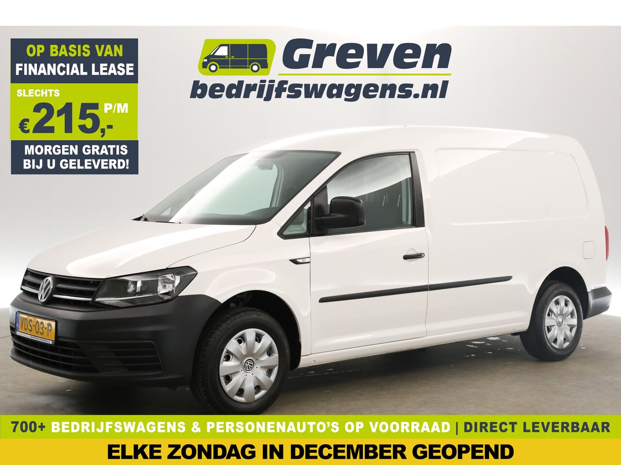 Volkswagen Caddy Maxi - 2.0 TDI L2H1 Airco Navigatie Parkeersensoren Elektrpakket Schuifdeur - AutoWereld.nl