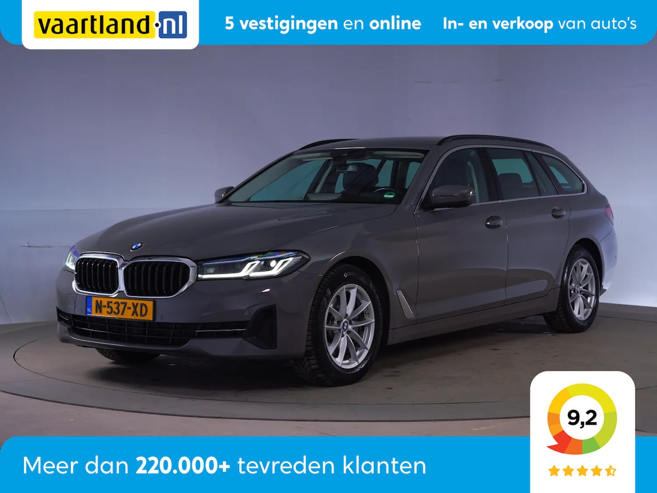 BMW 5-serie Touring - 520i Business Edition+ [ Leder Nav prof ] - AutoWereld.nl