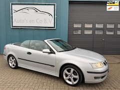 Saab 9-3 Cabrio - 2.0t 176 pk Automaat Leder Clima Cruise 17" Lm velgen Pdc Afn trekhaak Windscherm