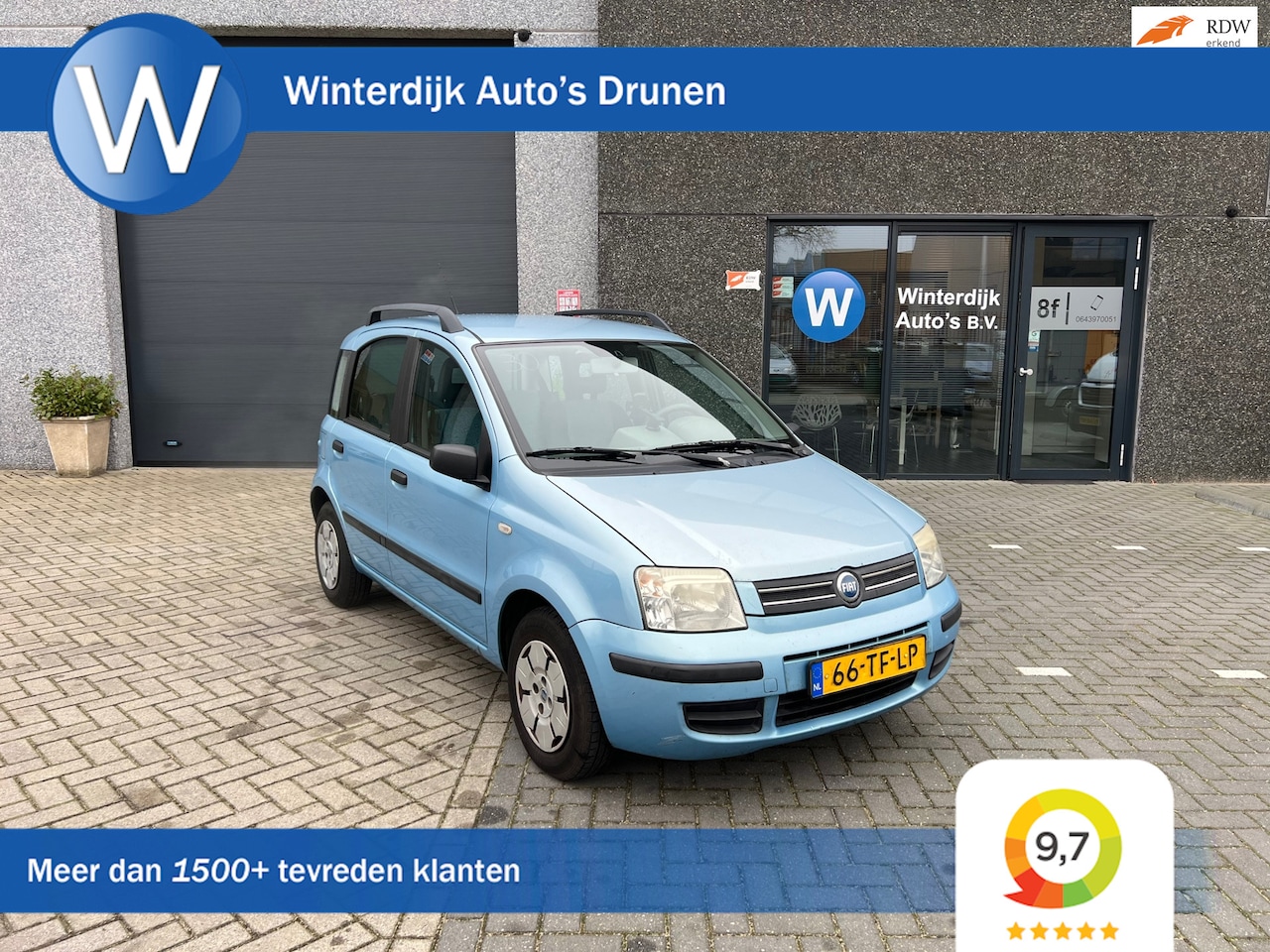 Fiat Panda - 1.1 Young Airco! 5Drs! Elektrische Ramen! NAP! - AutoWereld.nl