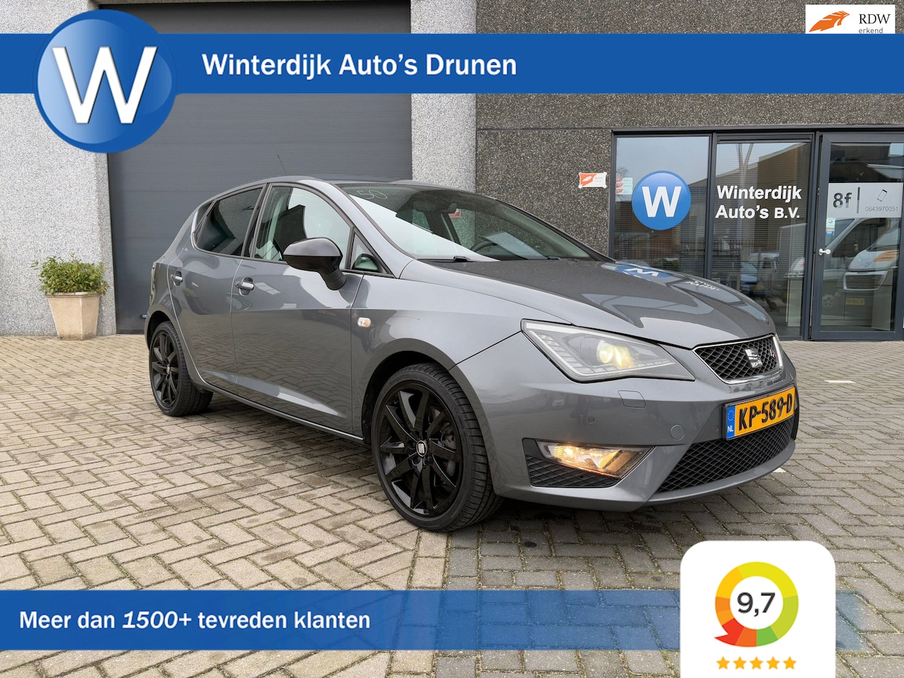 Seat Ibiza - 1.0 EcoTSI FR Connect Dsg! Clima! Navi! Cruise! - AutoWereld.nl