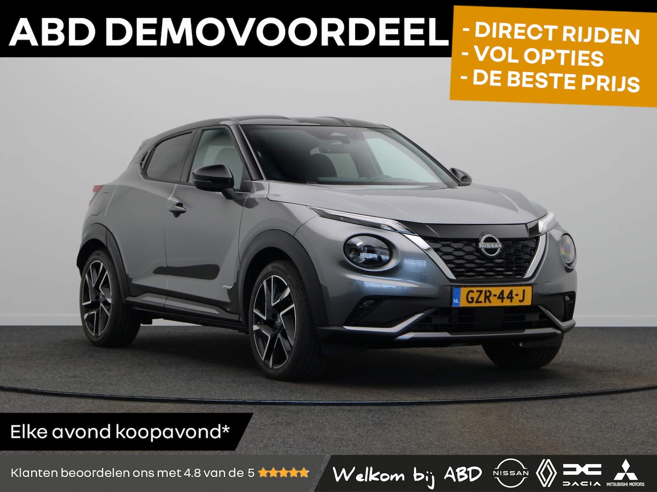 Nissan Juke - 1.6 Hybrid N-Design | Stoel, Stuur en Voorruitverwarming | Draadloze Oplader | Keyless Ent - AutoWereld.nl