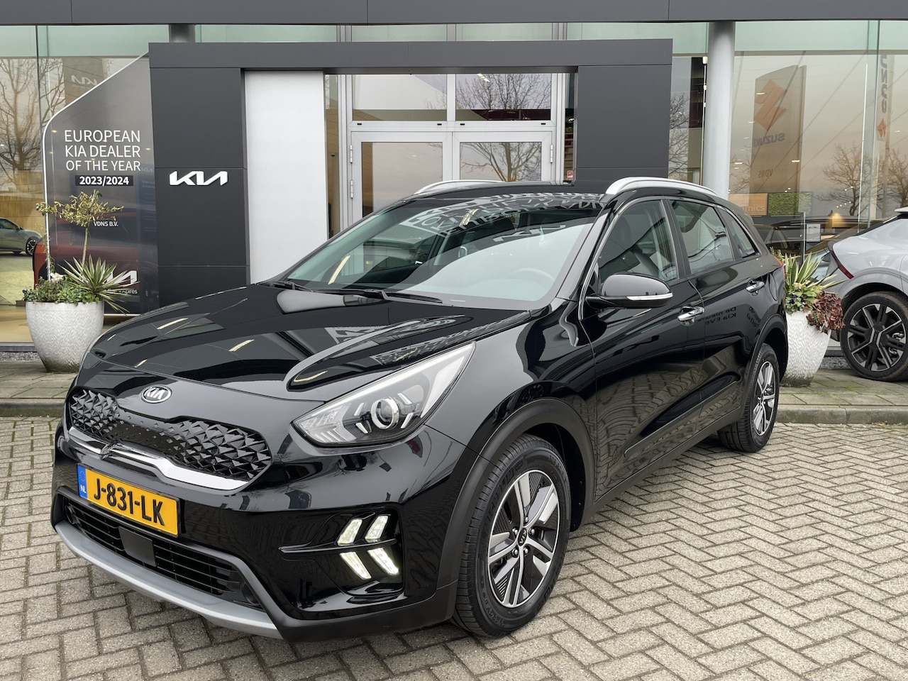 Kia Niro - 1.6 GDi Hybrid DynamicLine Automaat | Nieuwstaat | CarPlay | Navi | Info Bas: 0492-588982 - AutoWereld.nl