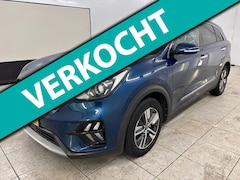 Kia Niro - 1.6 GDi PHEV DynamicPlusLine+Led+Leder+breed-navigatie+camera+stuur&stoel-verw+2 x snoer =