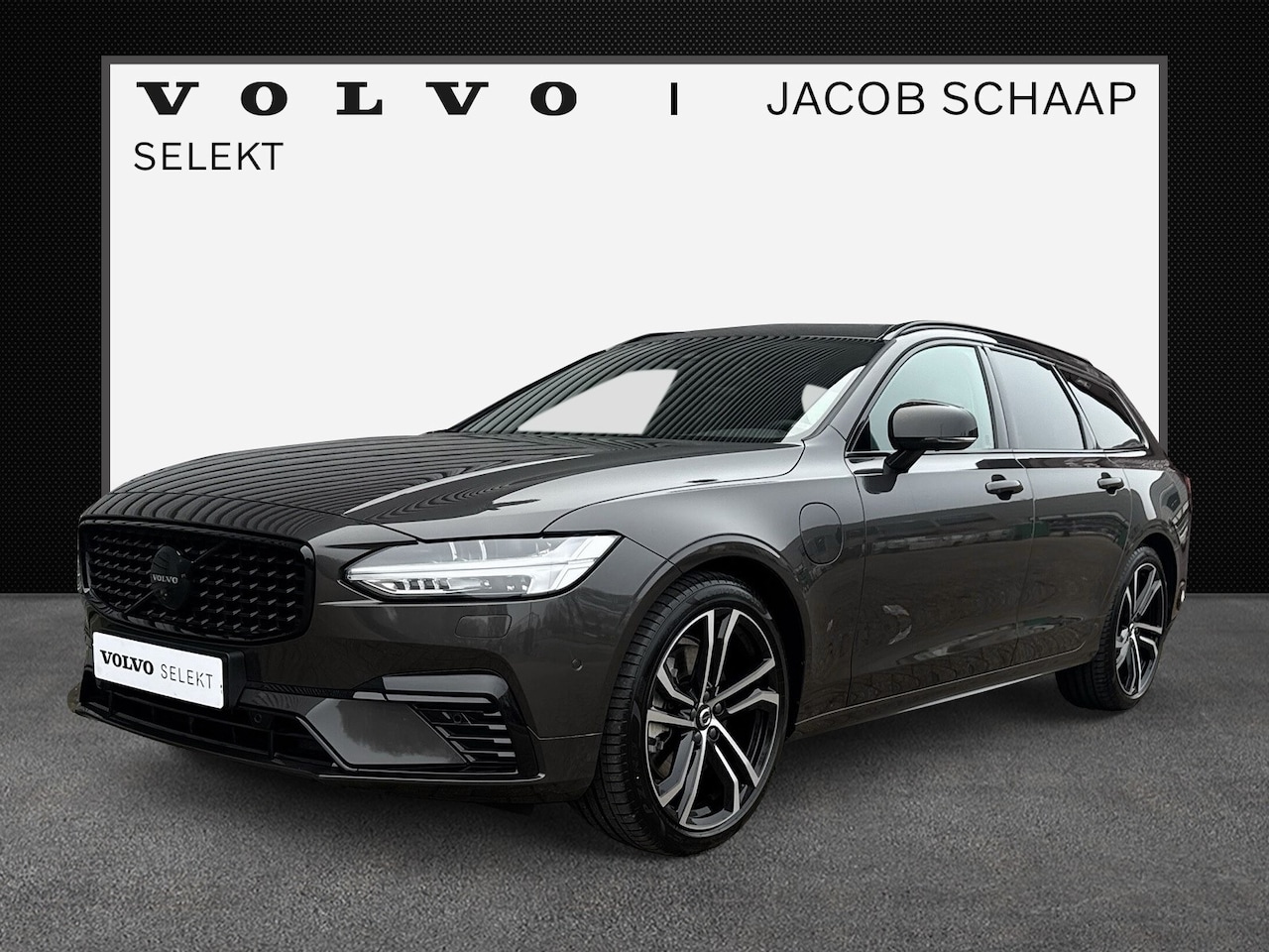 Volvo V90 - T6 350 PK Plug-in hybrid AWD Ultimate Dark / Luchtvering / 20" /  Black Sheep pakket / 360 - AutoWereld.nl