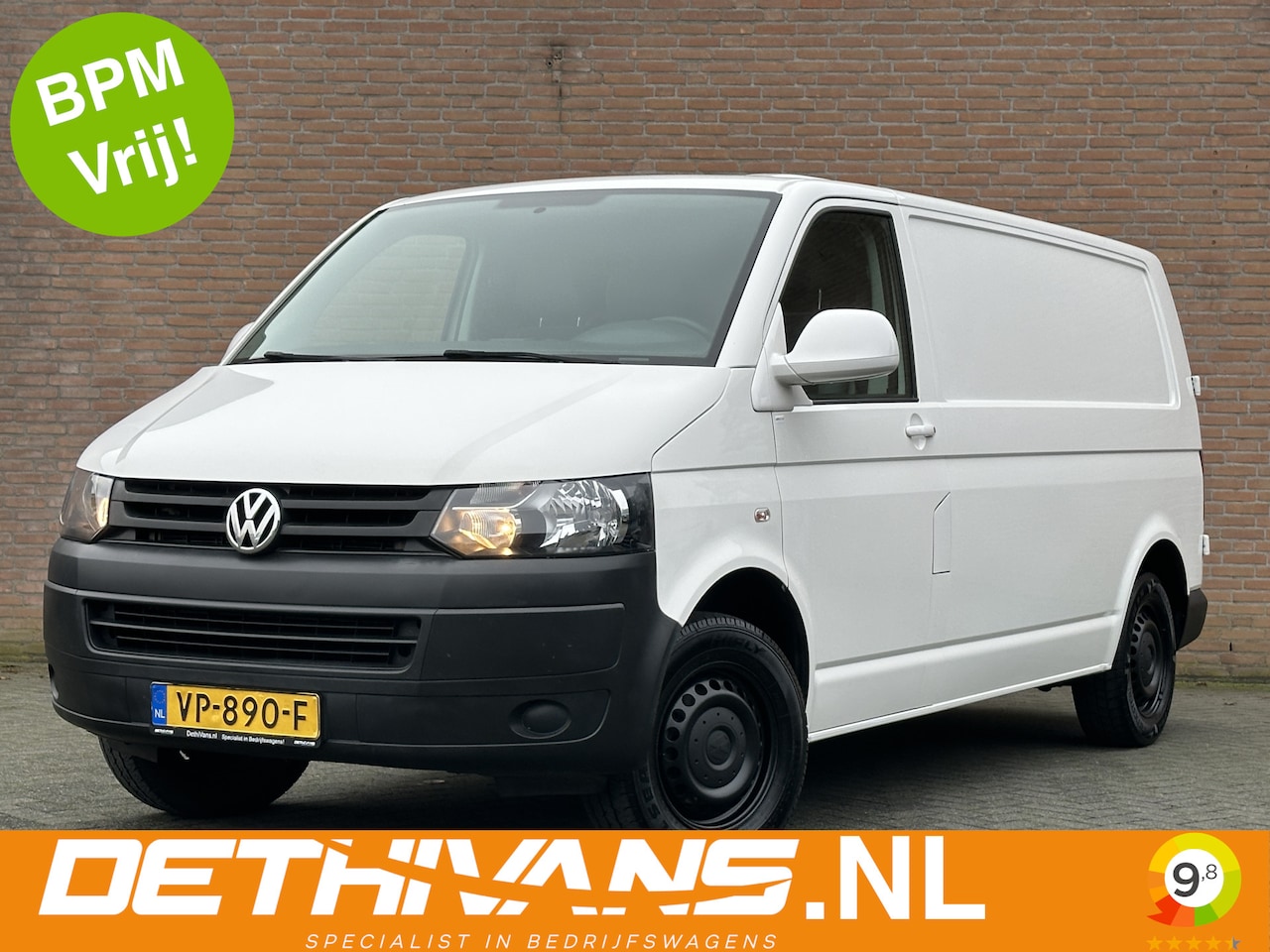 Volkswagen Transporter - 2.0TDI 115PK Lang / Navigatie / Cruisecontrol - AutoWereld.nl