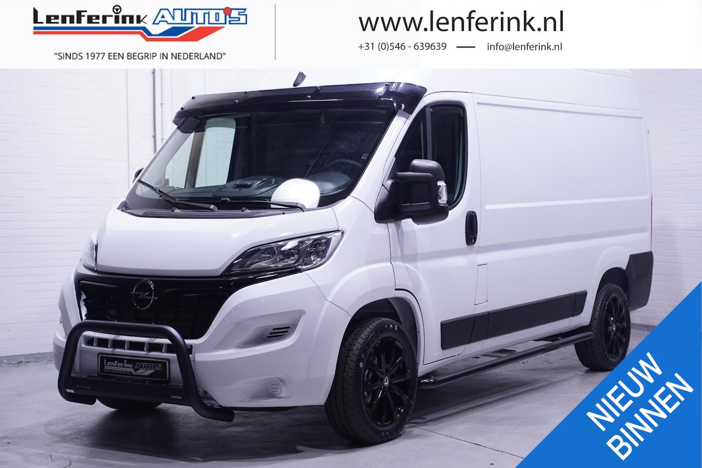 Opel Movano - 2.2D 140 pk L2H2 White&Black Edition Navi 18" LMV, Bullbar + Sidebars Zwart, Camera, Apple - AutoWereld.nl