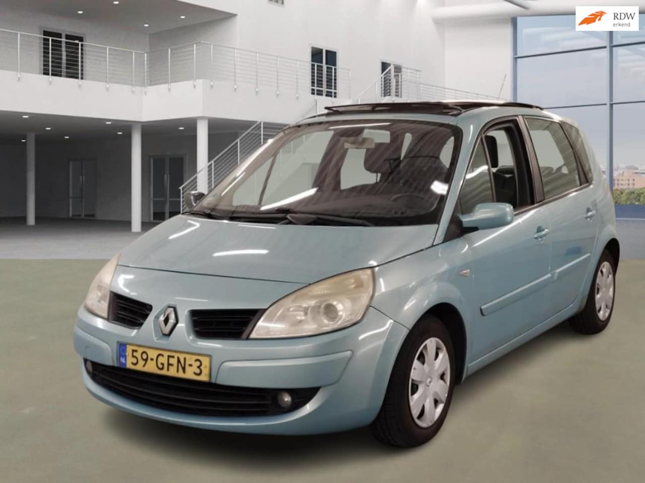 Renault Scénic - 1.6-16V Business Line PANO NAVI PSENSOR CRUISE TREKHAAK 2 X SLEUTELS - AutoWereld.nl