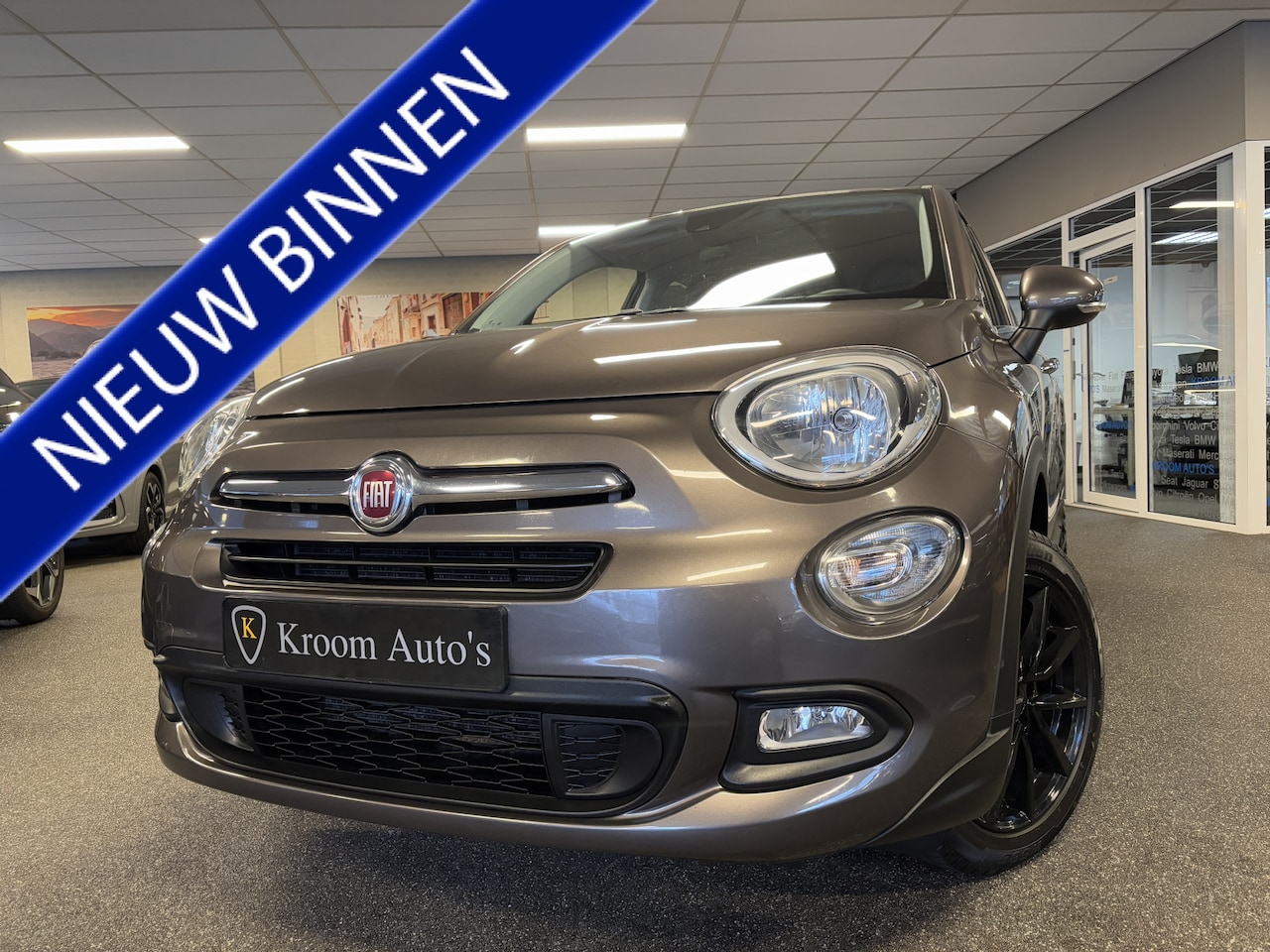 Fiat 500 X - 1.6 110 Pk / Navigatie / Keyless / Cruise control / Lane Assist / half leer-stof / Bluetoo - AutoWereld.nl