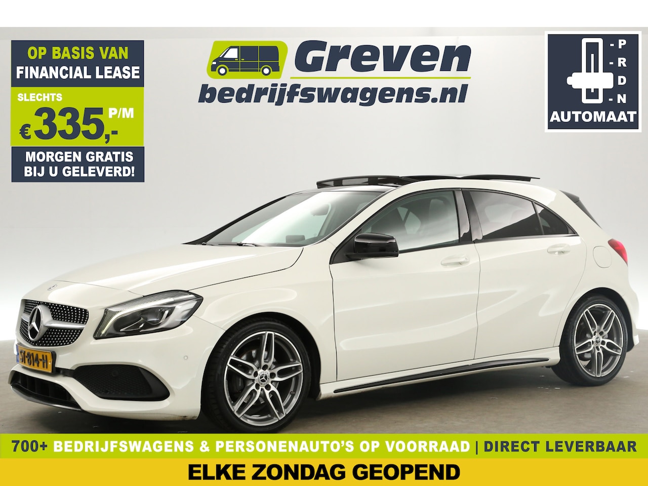 Mercedes-Benz A-klasse - 180 AMG Automaat Pano Airco Camera Cruise Carplay PDC Navi Sfeerverl. LED 18"LMV - AutoWereld.nl