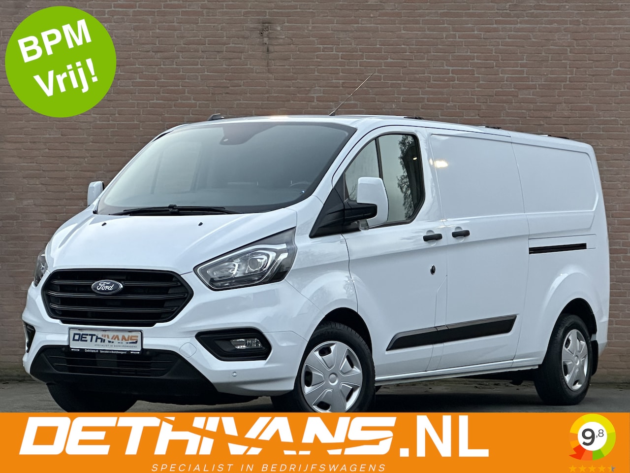 Ford Transit Custom - 2.0TDCI 130PK L2H1 / 2x Schuifdeur / Carplay / Cruisecontrol / Euro6 - AutoWereld.nl